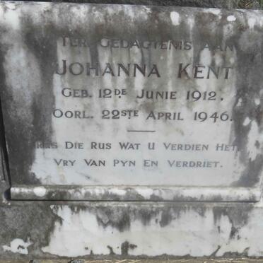 KENT Johanna 1912-1946