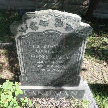 LANDMAN Cornelia Jacoba 1886-1943