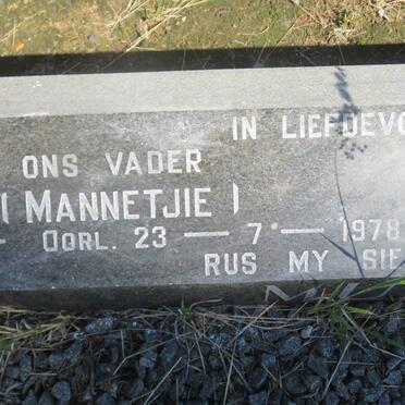 MULLER Jeremia Jesaja 1908-1978 &amp; Cornelia Jacoba 1917-2003 