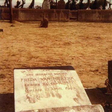 NIEKERK Freda, van 1851-1943