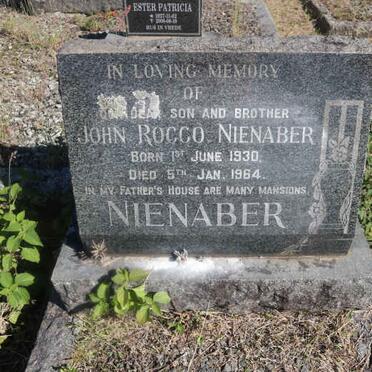 NIENABER John Rocco 1930-1964