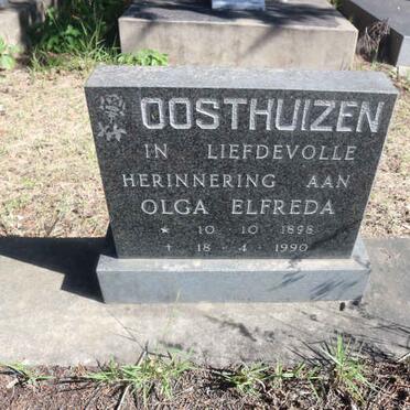 OOSTHUIZEN Olga Elfreda 1898-1990