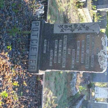 POTGIETER Frederik Johannes 1879-1945 &amp; Martha Magdelena 1883-1956