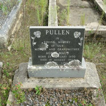PULLEN Agnes Maud 1890-1913 :: PULLEN Rubin Antyine 1939-1940 :: PULLEN Gert Brian 1944-1976 