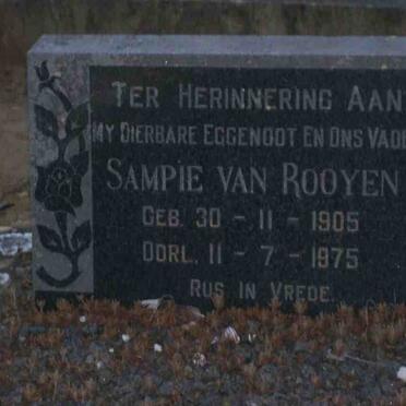 ROOYEN Sampie, van 1905-1975