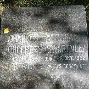 SCHEEPERS Johannes Abraham 1881-1952