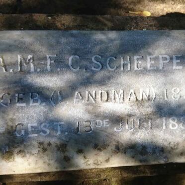 SCHEEPERS A.M.F.C. nee LANDMAN 1835-1884