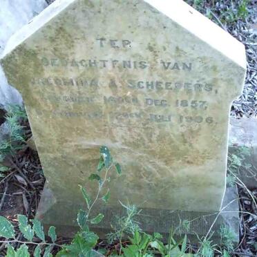 SCHEEPERS Jacomina A. 1857-1906