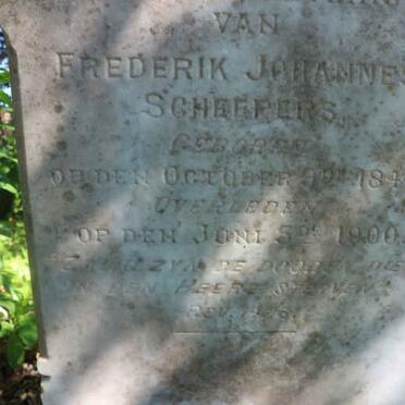 SCHEEPERS Frederik Johannes 1844-1900
