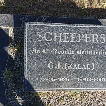 SCHEEPERS G.I. 1926-2001