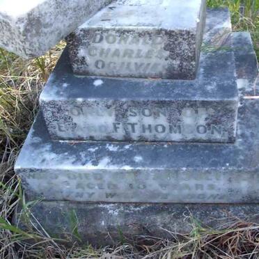 THOMSON Donald Charles Ogilvie -1915