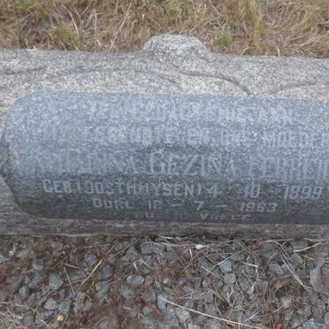 FERREIRA Catharina Gezina nee OOSTHUYSEN 1899-1963