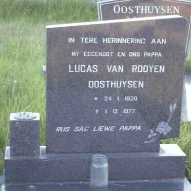 OOSTHUYSEN Lucas van Rooyen 1920-1977