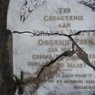 OOSTHUYSEN Johanna Aletta 1899-1929