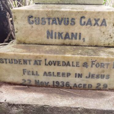 NIKANI Gustavus Gaxa -1936