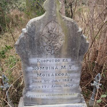 MOIKANCOA Nombina M.T. 1888-1920