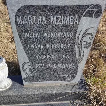 MZIMBA Martha