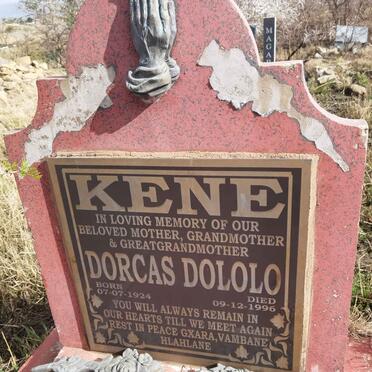 KENE Dorcas Dololo 1924-1996