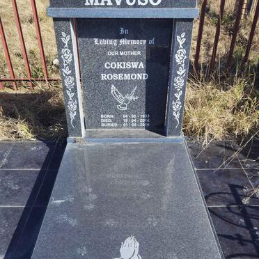 MAVUSO Cokiswa Rosemond 1933-2016
