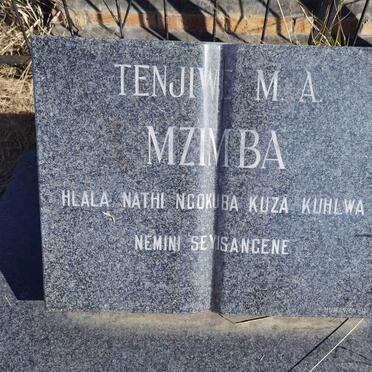 MZIMBA Tenjiwe M.A.