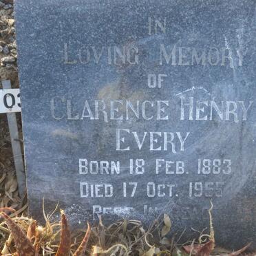 EVERY Clarence Henry 1883-1955