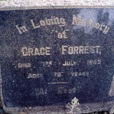 FORREST Grace -1963
