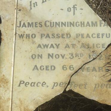 FAIRLIE James Cunningham -1926