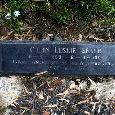 GEACH Colin Leslie 1909-1967