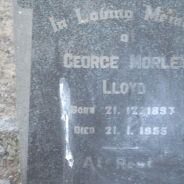 LLOYD George Morley 1897-1955