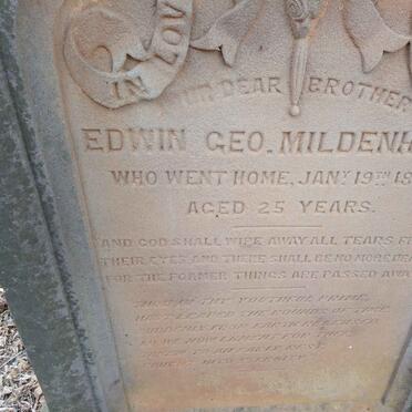 MILDENHALL Edwin Geo. -1882