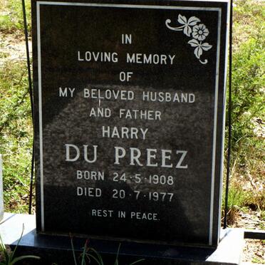 PREEZ Harry, du 1908-1977