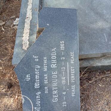 POLLOCK Gertrude Rhoda 1914-1965