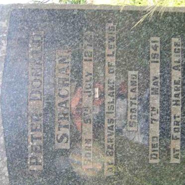 STRACHAN Peter Donald 1872-1941