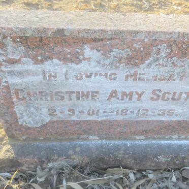 SCUTT Christine Amy 1901-1935