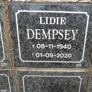 DEMPSEY Lidie  1940-2020