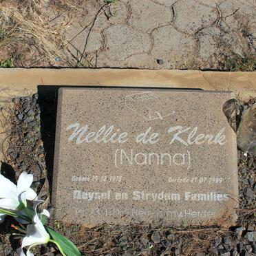 KLERK Nellie, de 1915-1999
