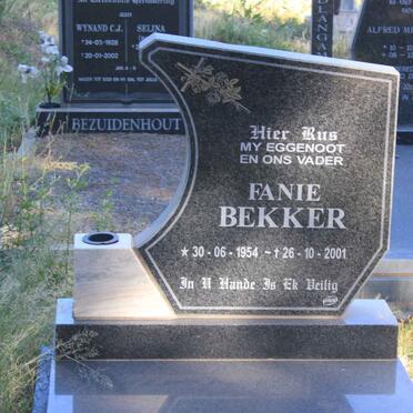 BEKKER Fanie 1954-2001