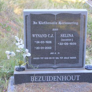 BEZUIDENHOUT Wynand C.J. 1928-2002 &amp; Selina BASSON 1939-