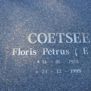 COETSEE Floris Petrus 1928-1999
