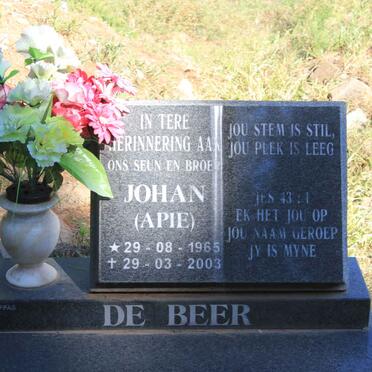 BEER Johan, de 1965-2003