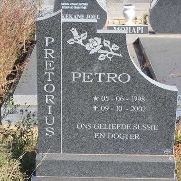 PRETORIUS Petro 1998-2002