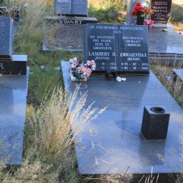 KLERK Lambert H., de 1924-2000 &amp; Emmarentia F. 1926-2009