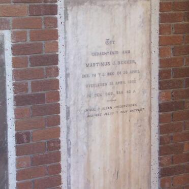 BEKKER Martinus J. 1860-1902