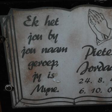 JORDAAN Pieter 1941-2002