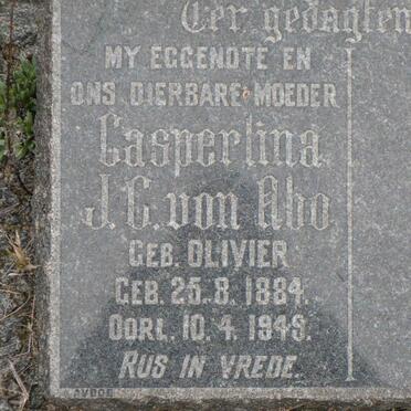 ABO Casperlina J.C., von nee OLIVIER 1884-1949