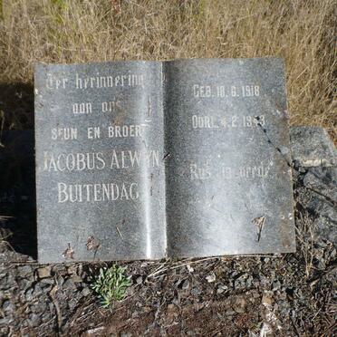 BUITENDAG Jacobus Alwyn 1918-1943