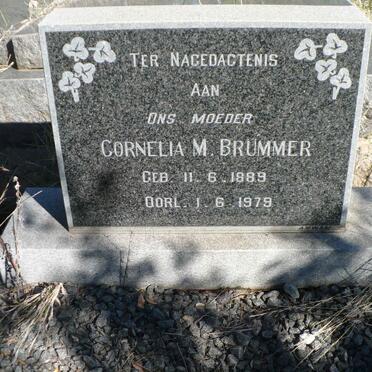 BRÜMMER Cornelia M. 1889-1979