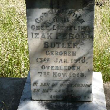 BUTLER Izak Perold 1910-1918