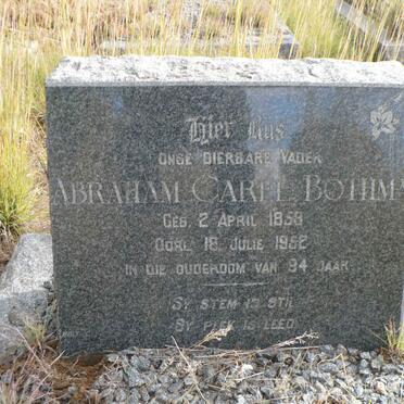 BOTHMA Abraham Carel 1858-1952