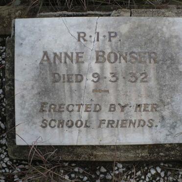 BONSER Anne -1932